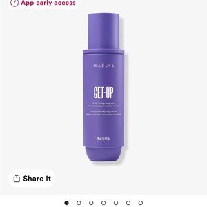 Maelys get up daily toning body milk